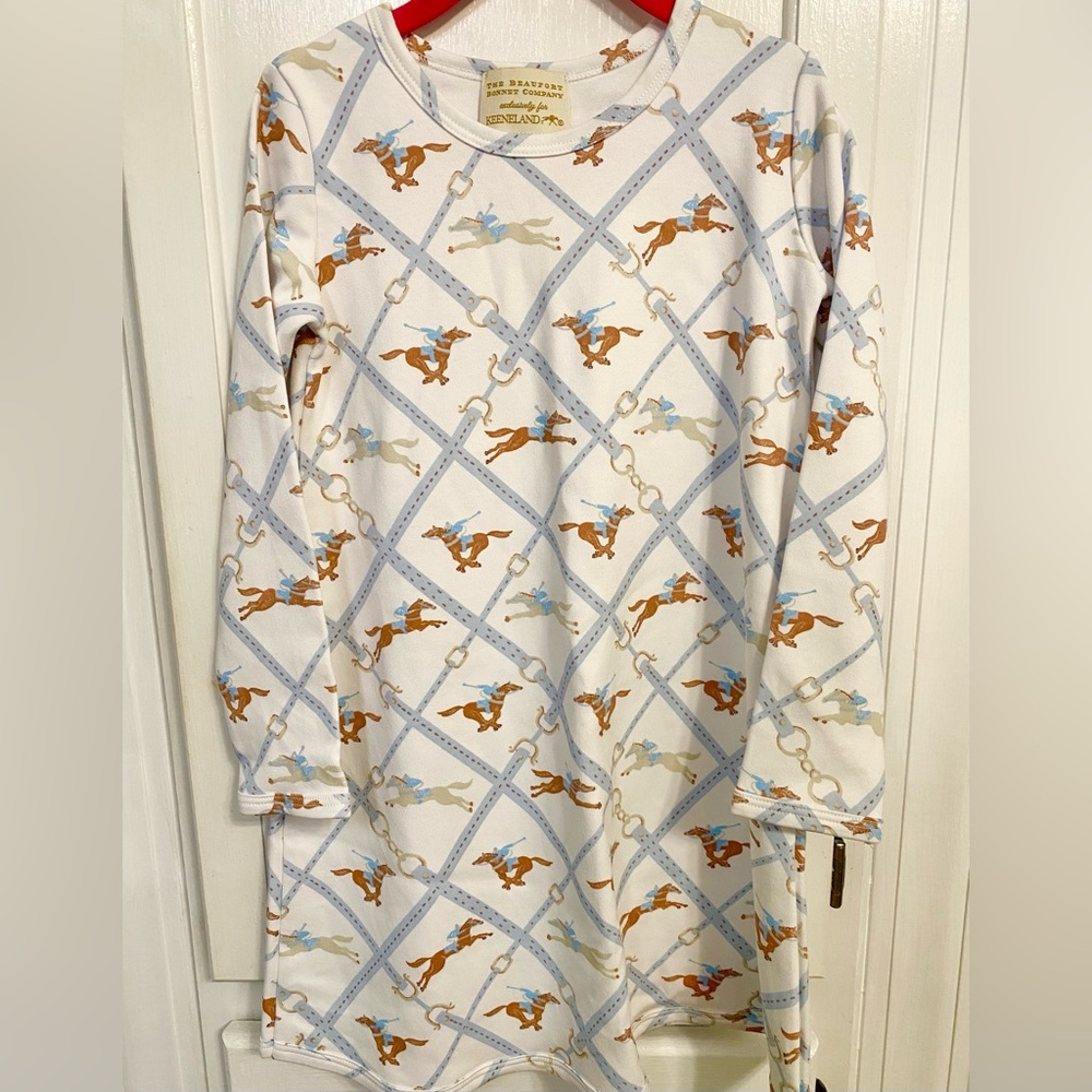 The Beaufort Bonnet x Keeneland longsleeve Horse Dress